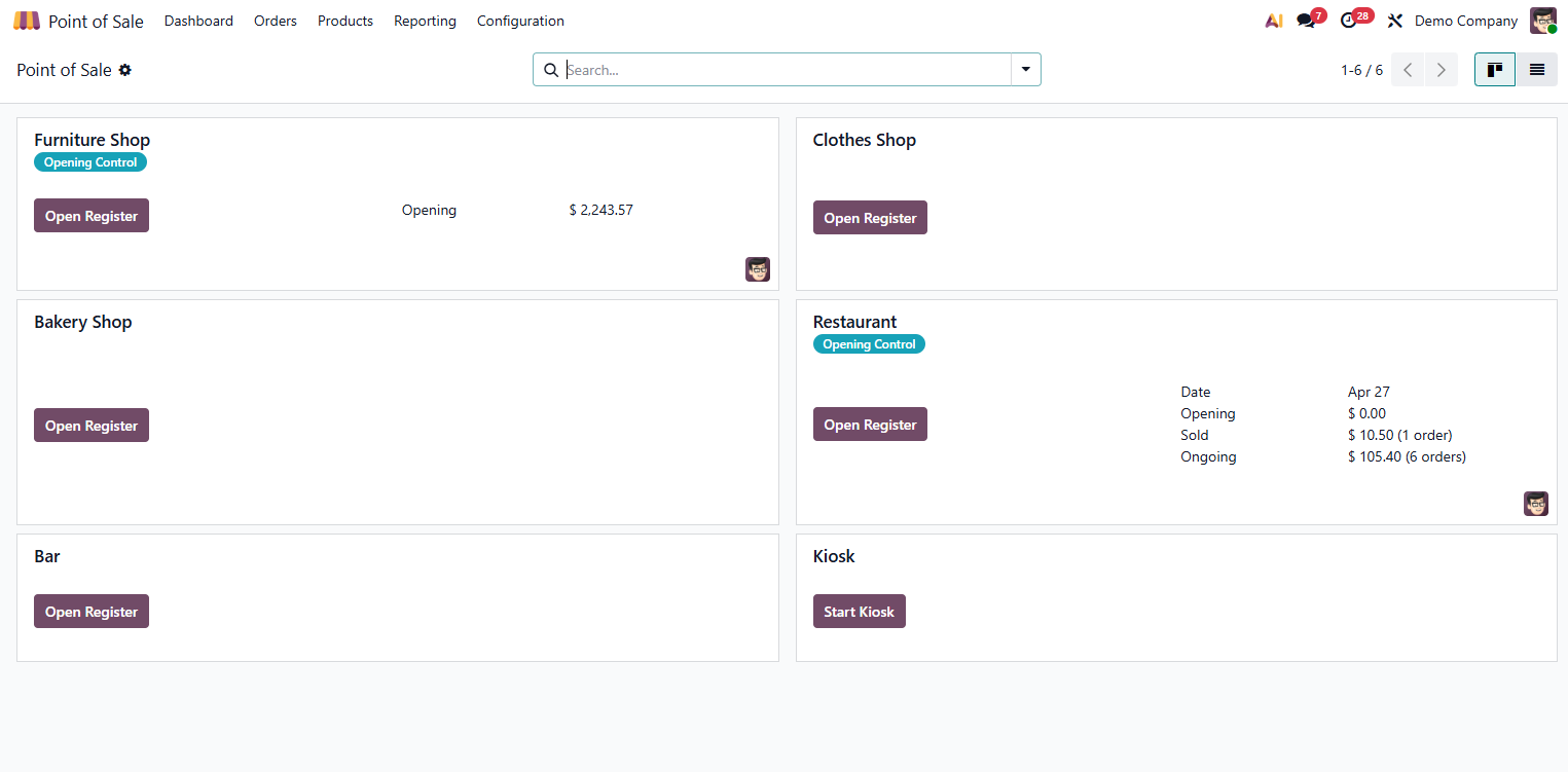 Odoo Point of Sale