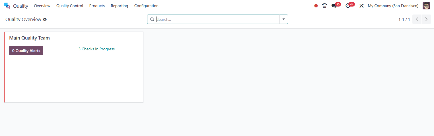 Odoo Quality