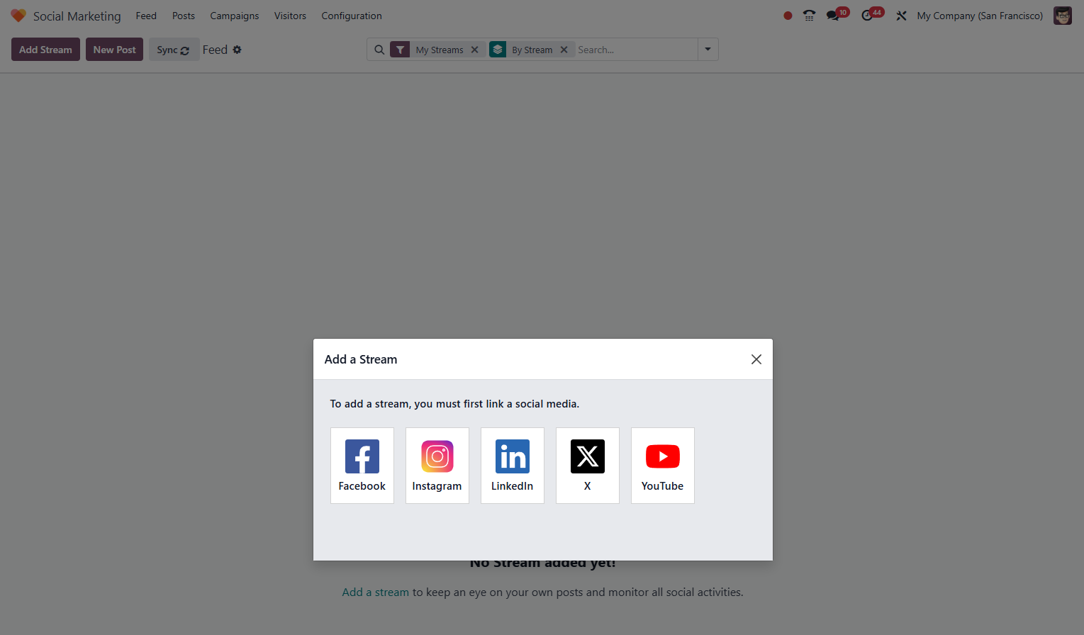 Odoo Social Marketing