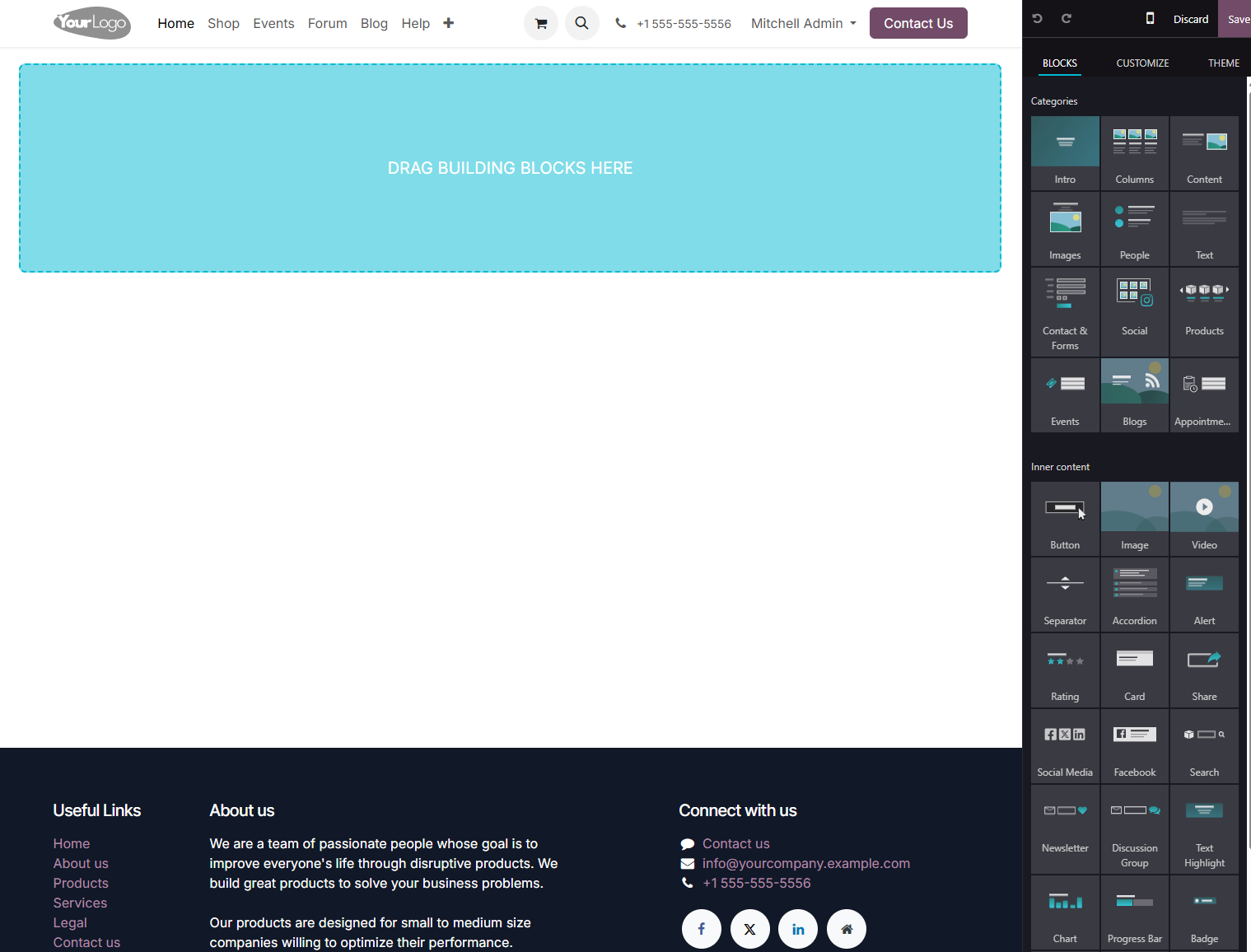 Odoo Website